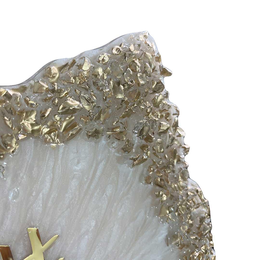 Singh's - Pearl Texture Resin Nameplate