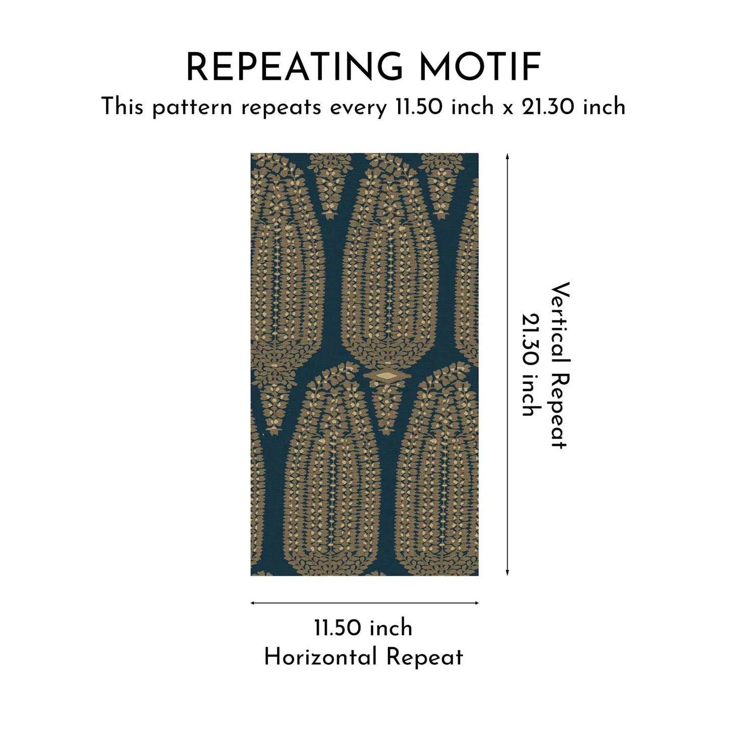 Hawa Mahal Wallpaper - Teal Empress