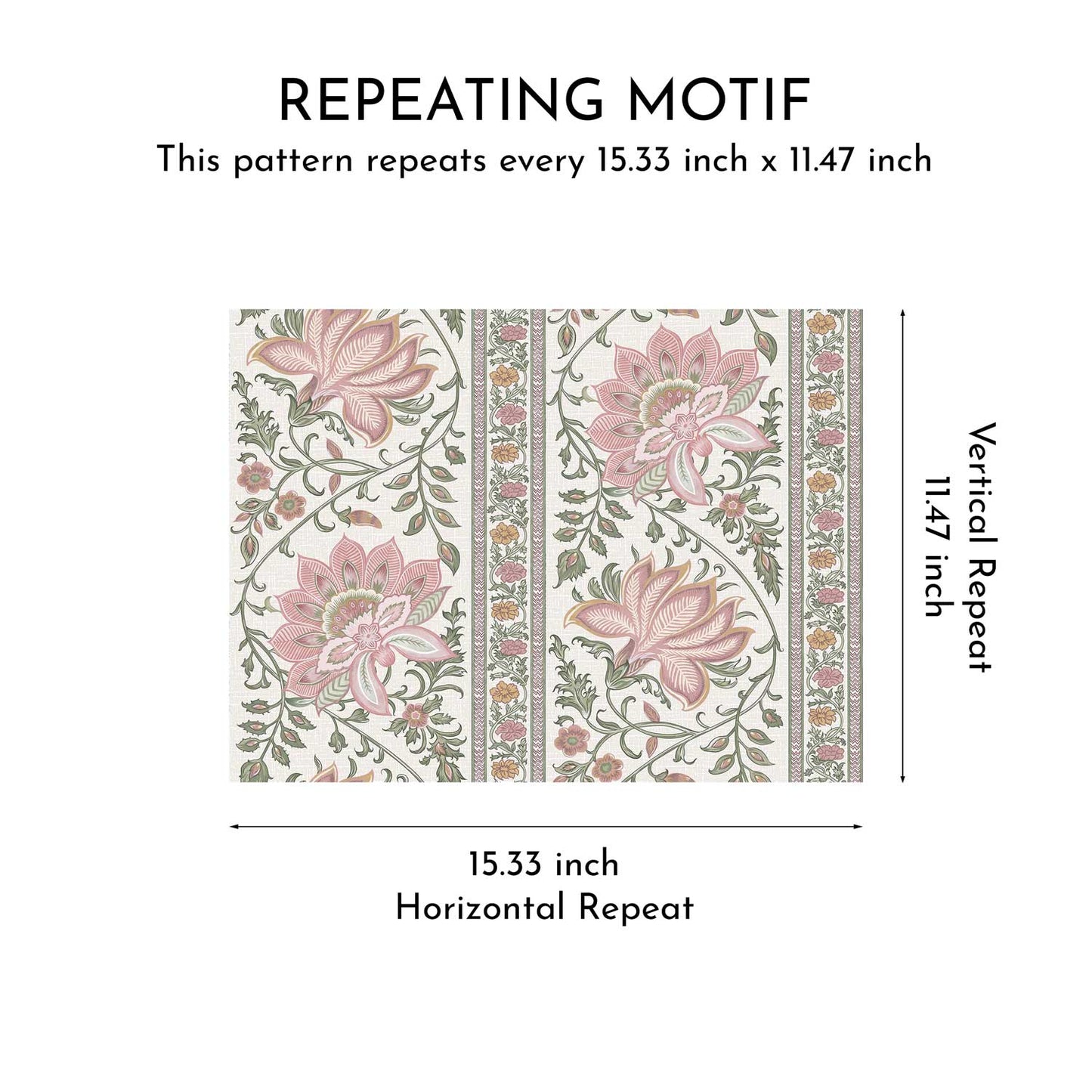Kusum Vilas Wallpaper - Blush Bloom