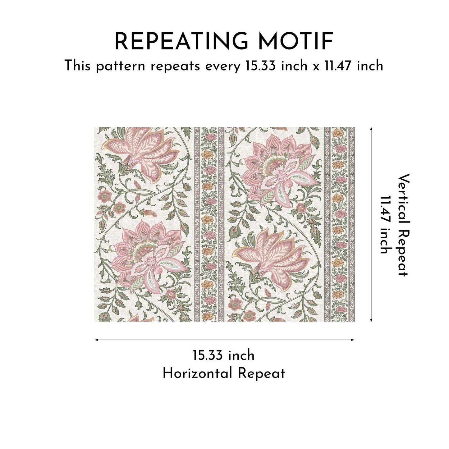 Kusum Vilas Wallpaper - Blush Bloom