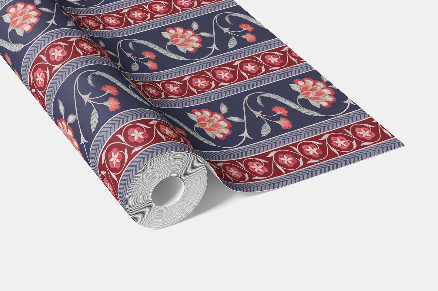 Phool Patti Wallpaper - Midnight Blue
