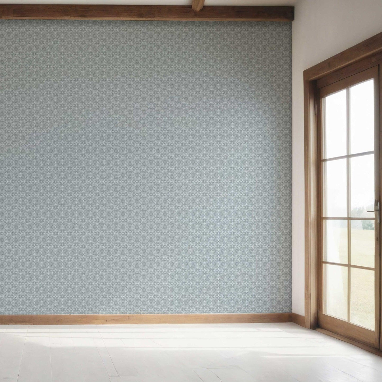 Sundar Mahal Wallpaper - Misty Slate