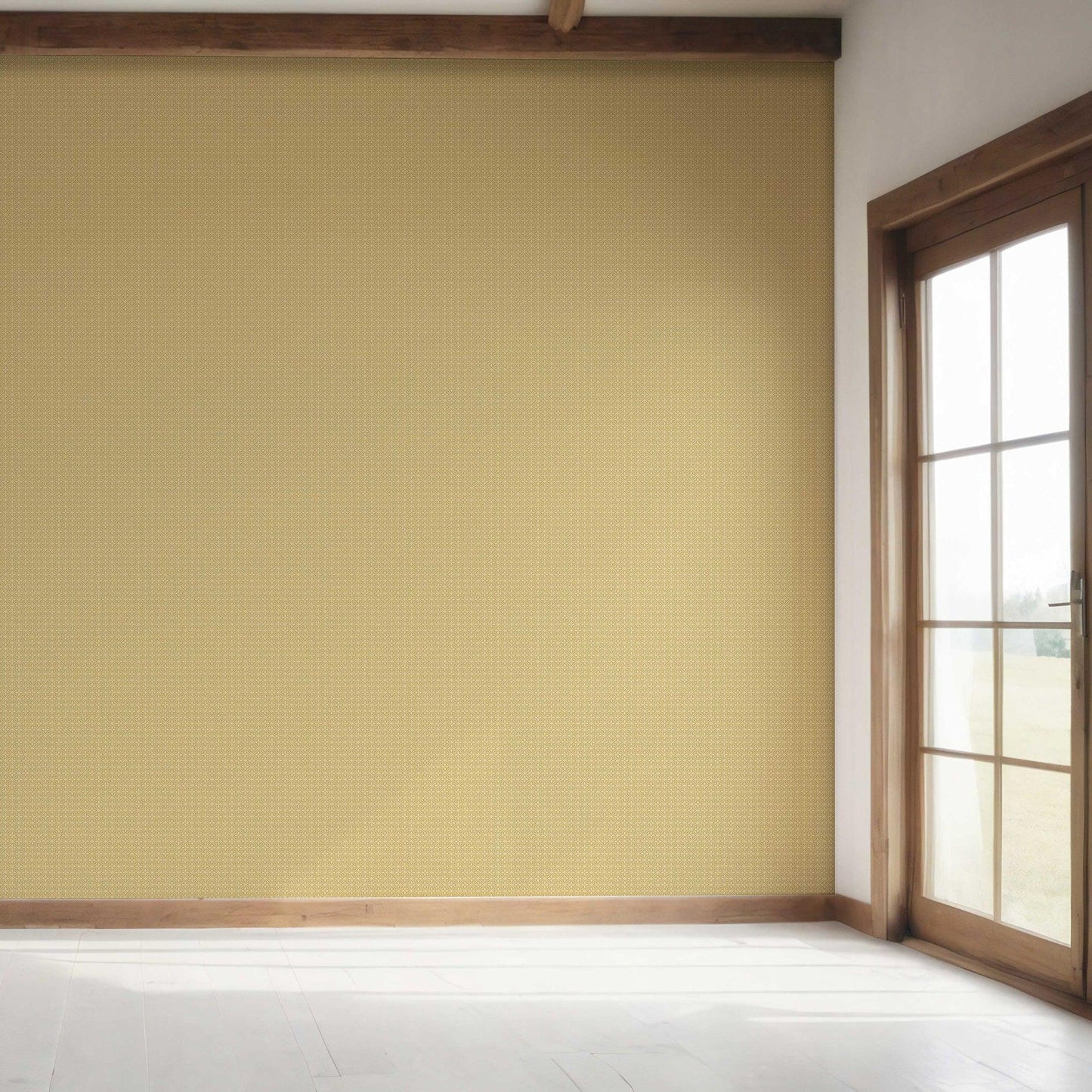Sundar Mahal Wallpaper - Sunlit Ochre