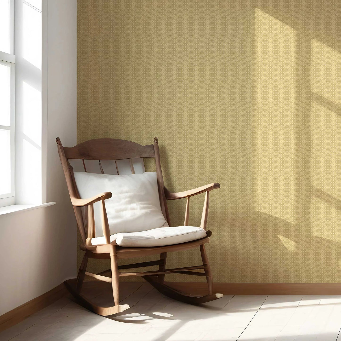 Sundar Mahal Wallpaper - Sunlit Ochre