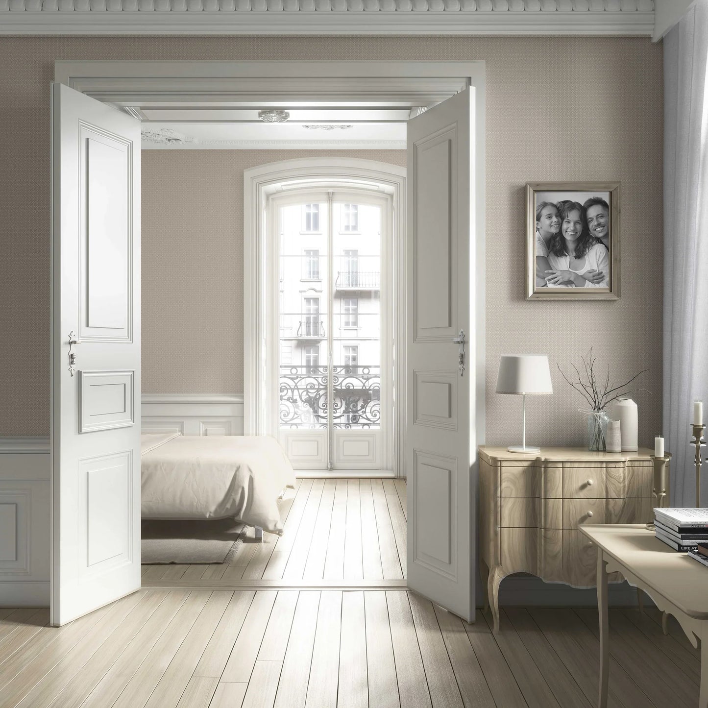Sundar Mahal Wallpaper - Soft Sandstone