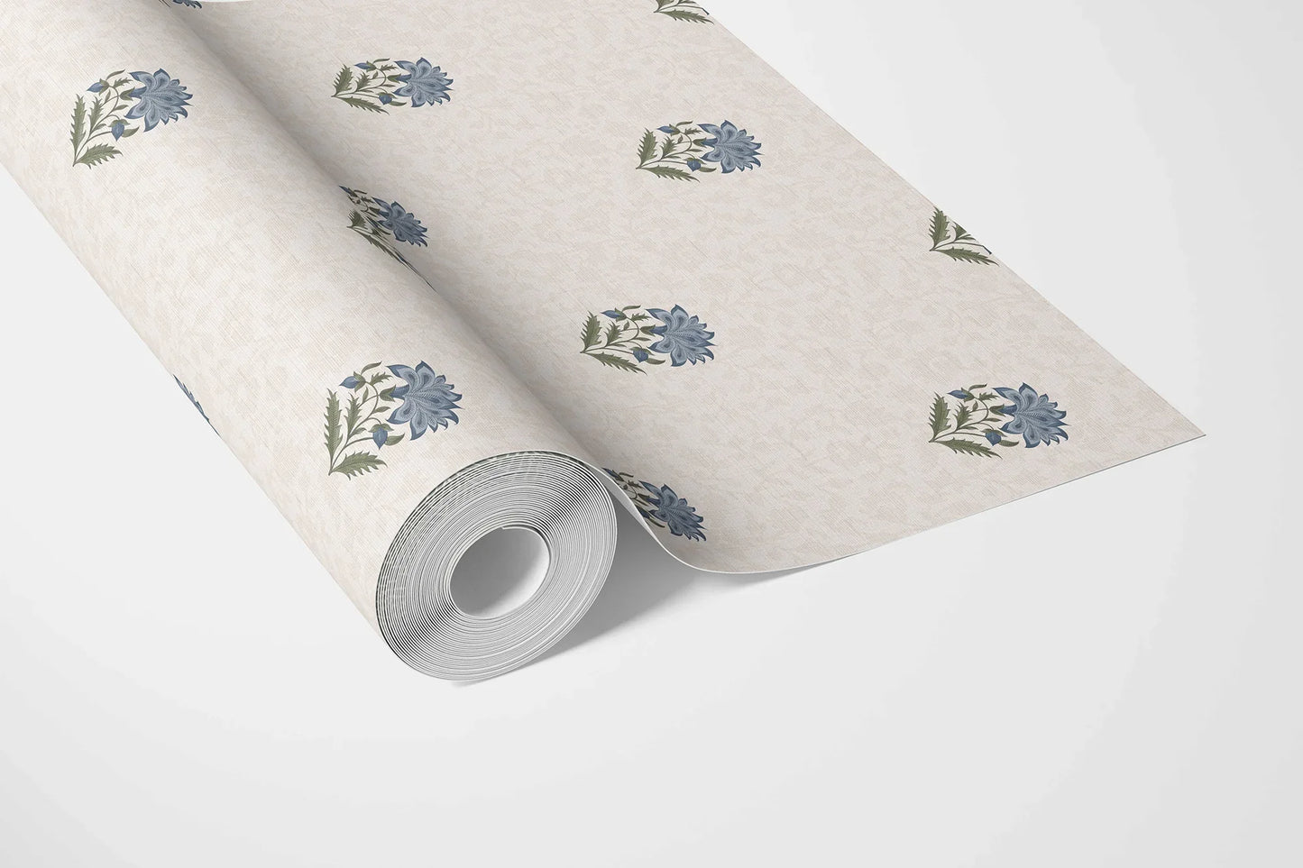 Shahmina Wallpaper - Indigo Bloom