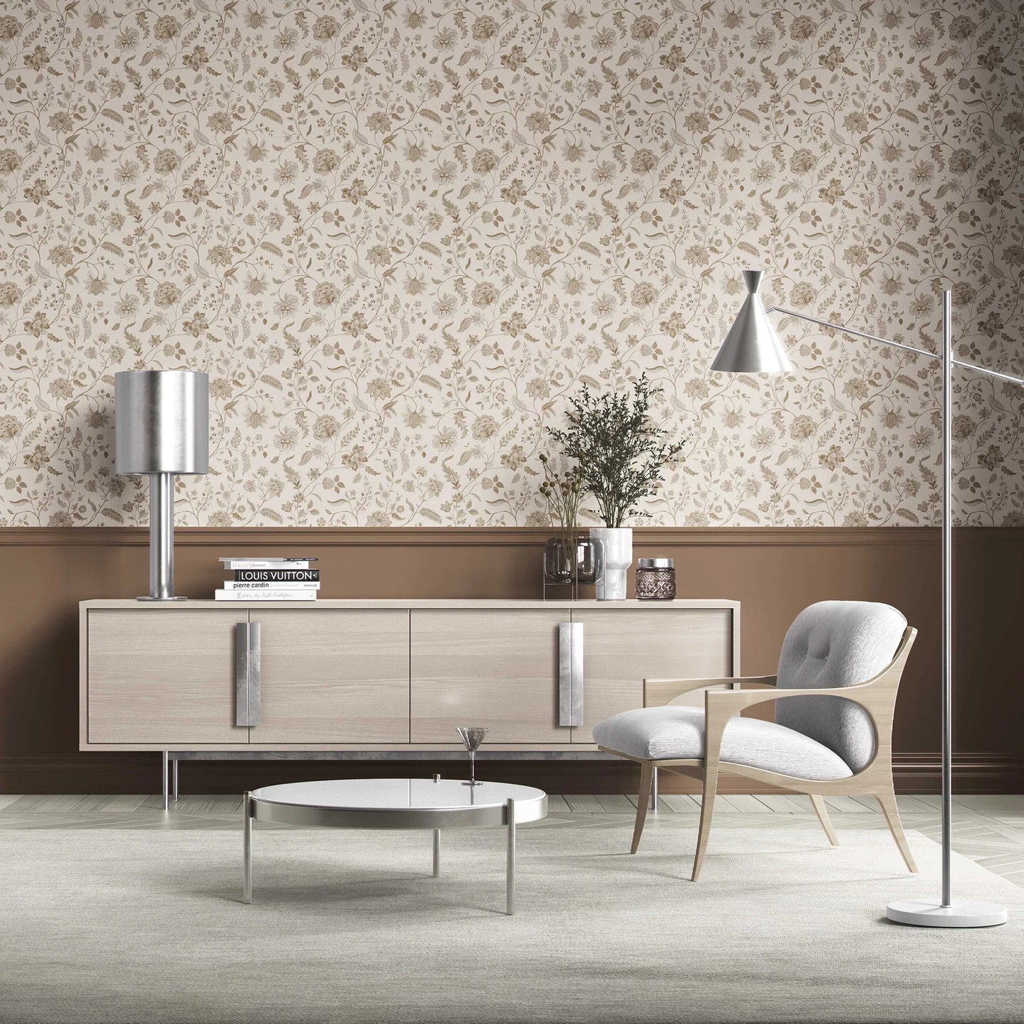 Amerbagh Wallpaper - Desert Taupe