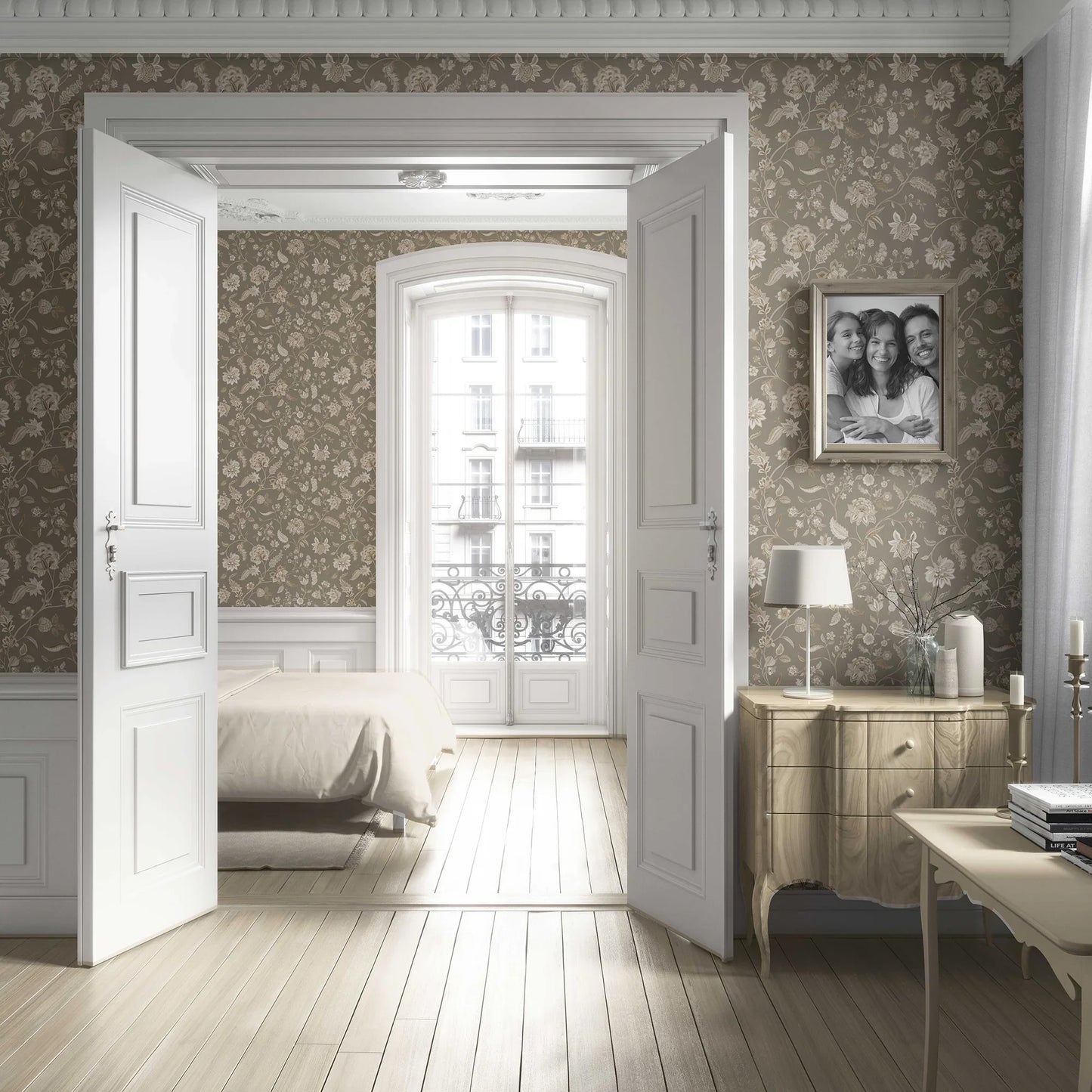 Amerbagh Wallpaper - Woodland Moss
