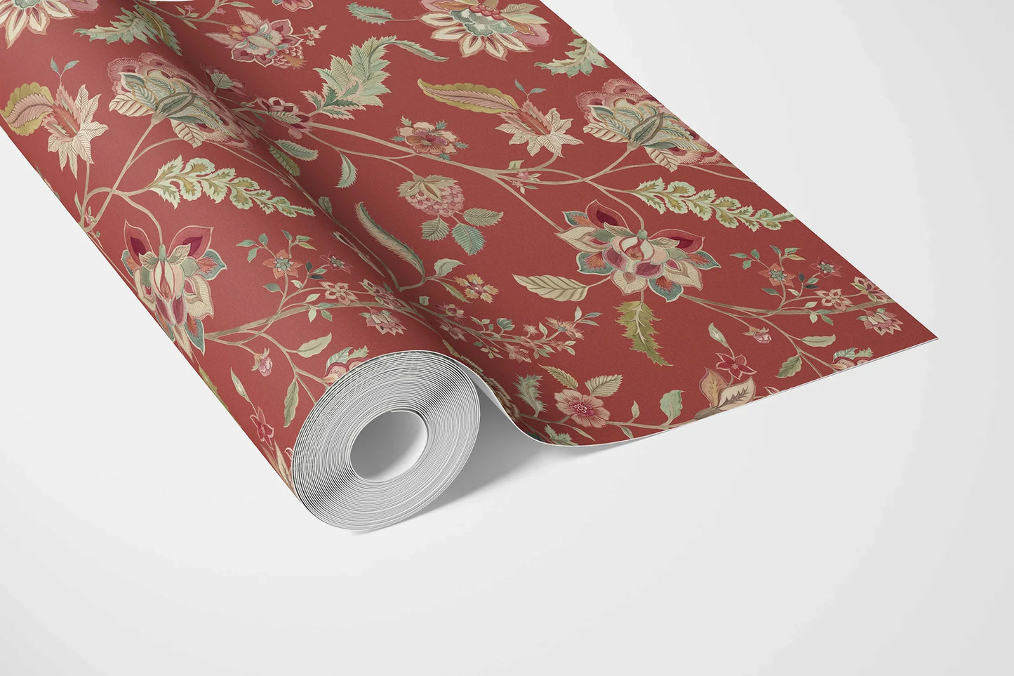 Amerbagh Wallpaper - Vermillion Charm