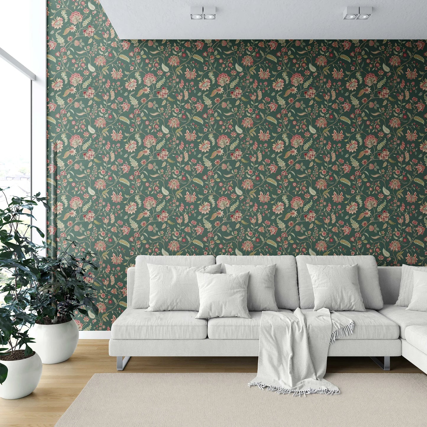 Amerbagh Wallpaper - Emerald Bloom