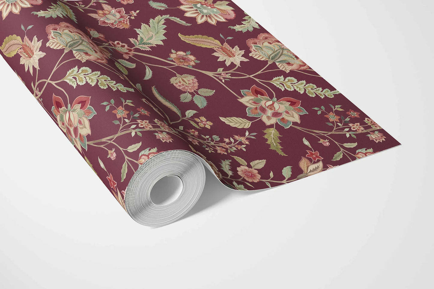 Amerbagh Wallpaper - Maroon Majesty