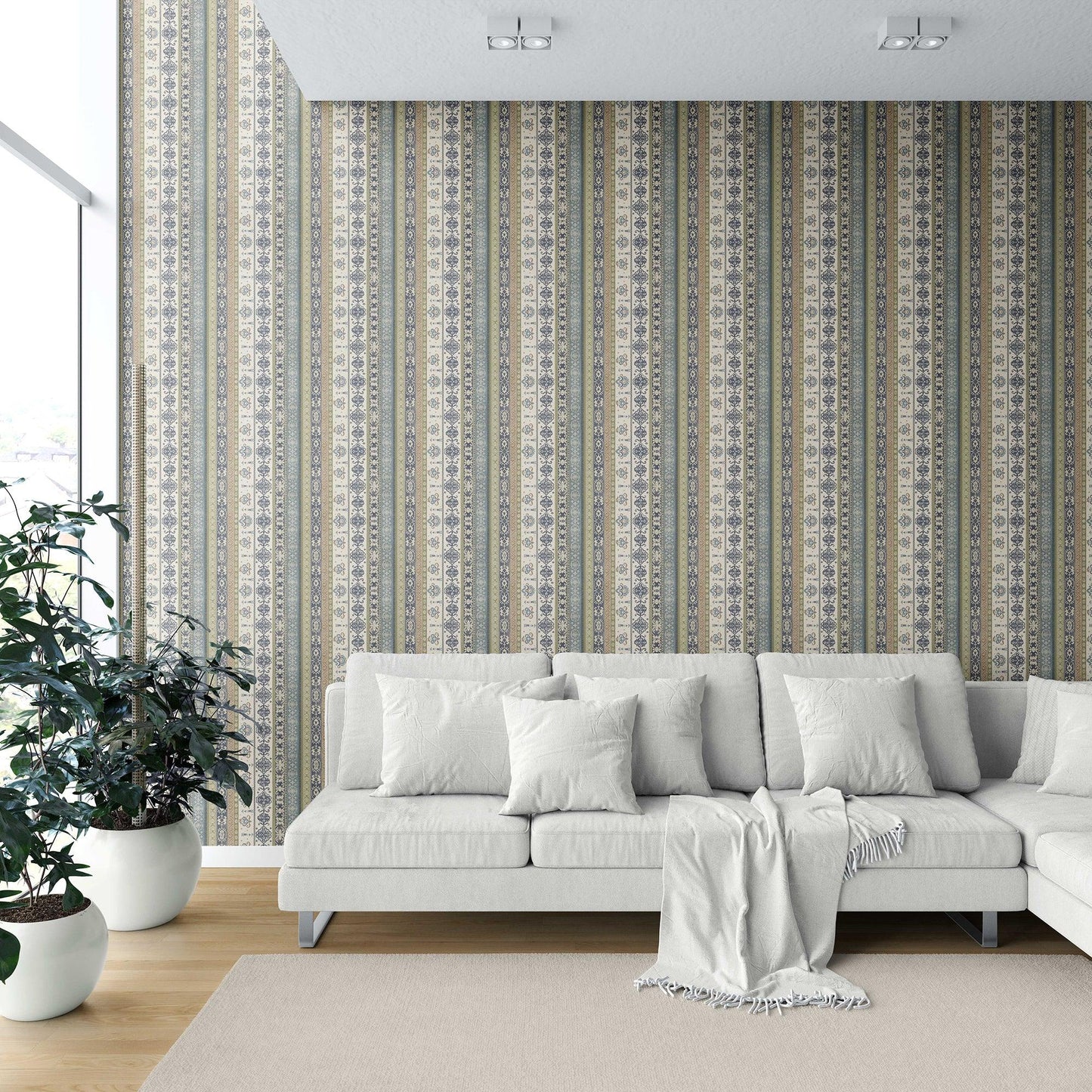 Chowkidar Bari Wallpaper - Indigo Court