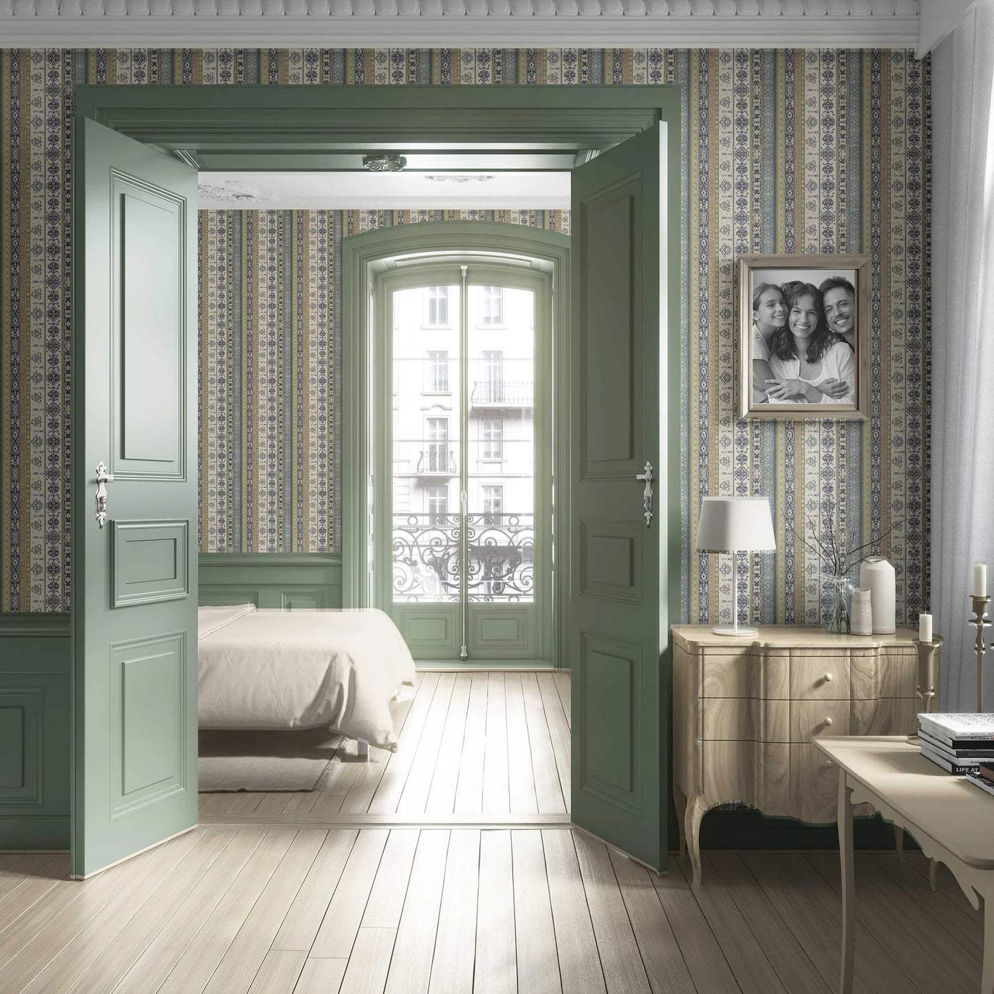 Chowkidar Bari Wallpaper - Indigo Court