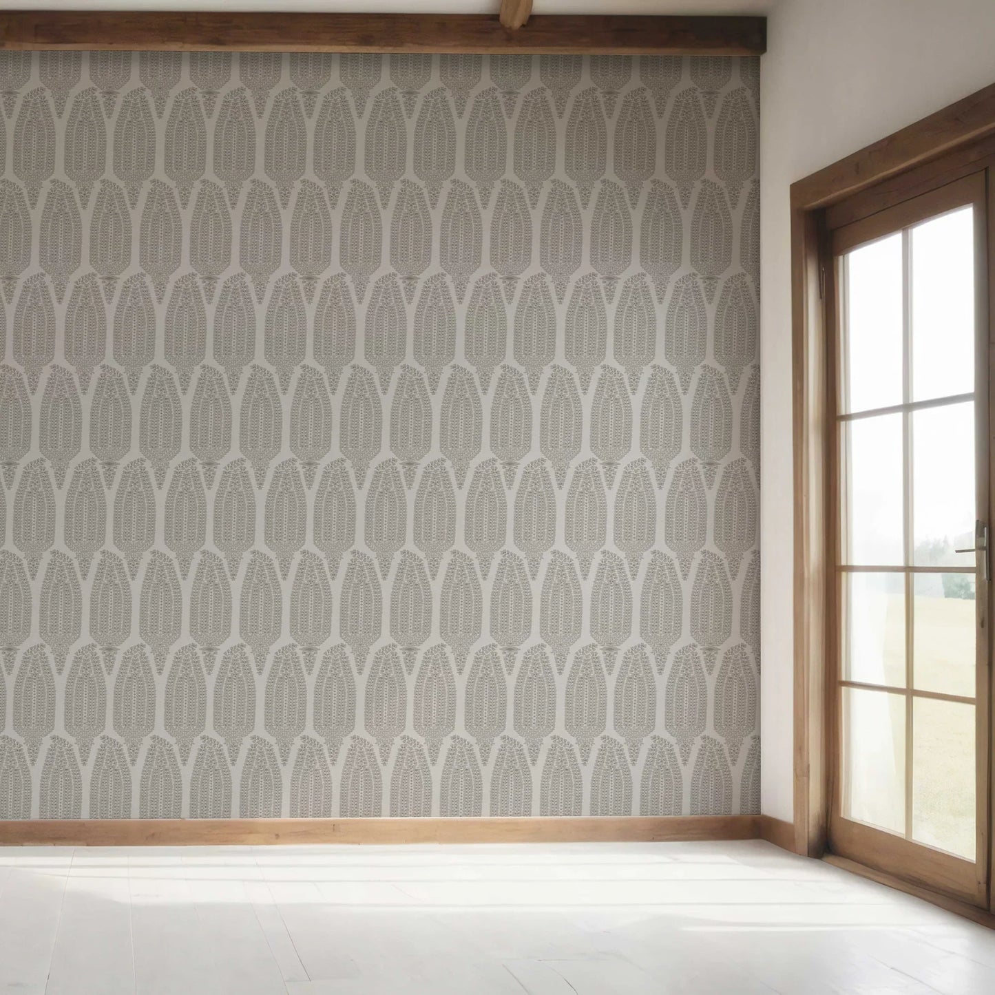 Hawa Mahal Wallpaper - Silver Mist