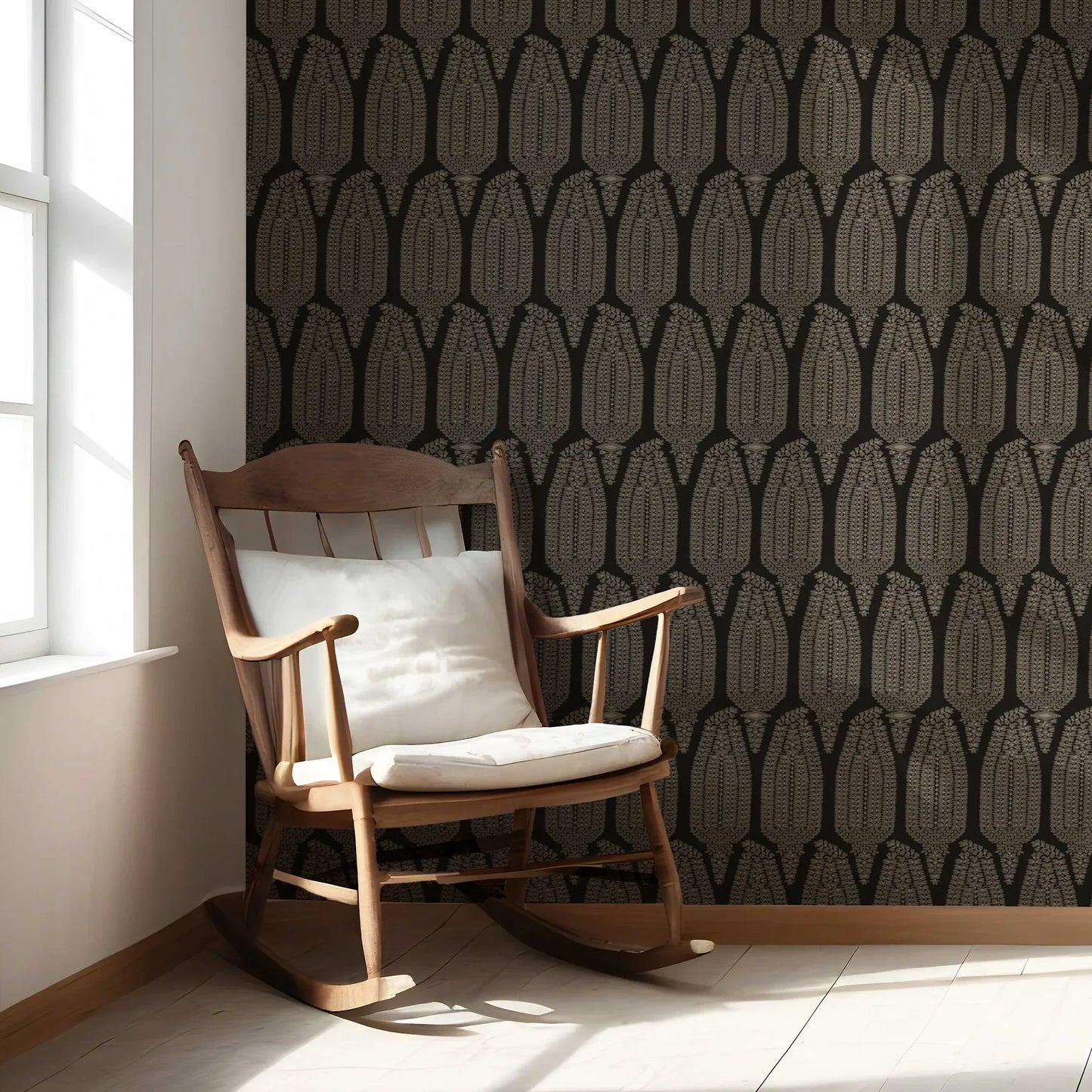 Hawa Mahal Wallpaper - Midnight Bronze