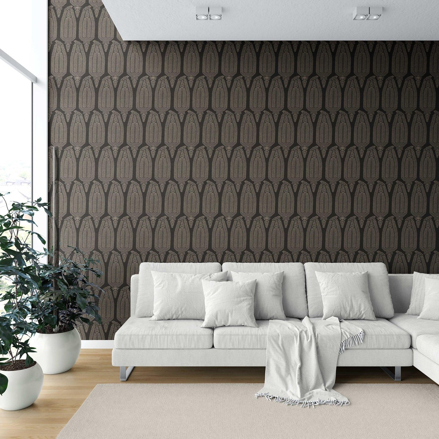 Hawa Mahal Wallpaper - Midnight Bronze