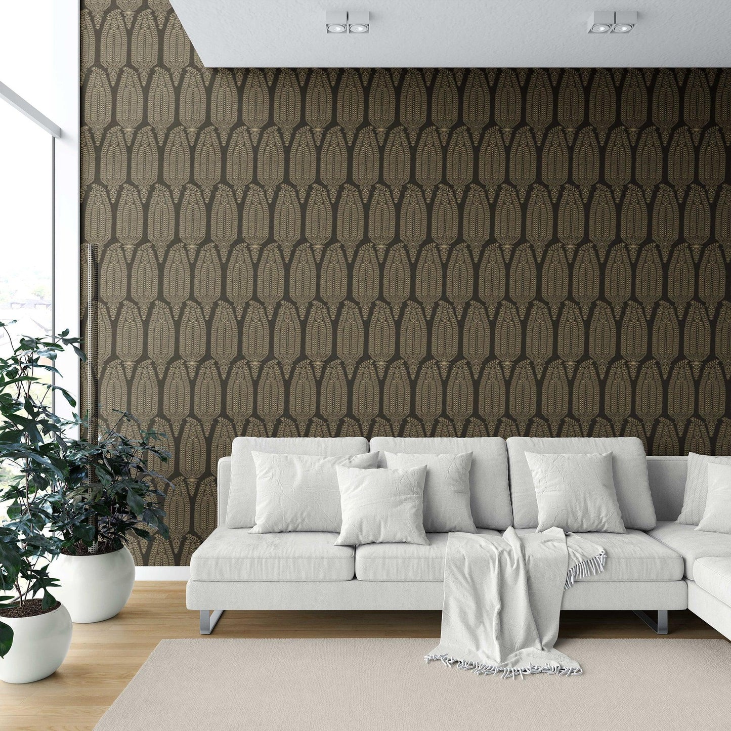 Hawa Mahal Wallpaper - Obsidian Gold