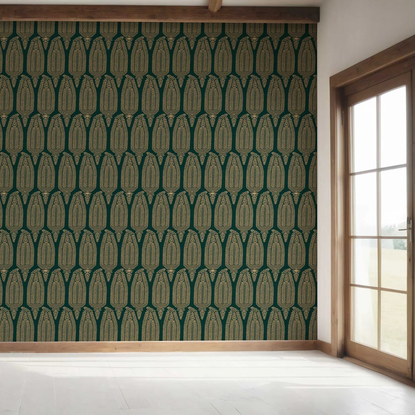 Hawa Mahal Wallpaper - Emerald Gold