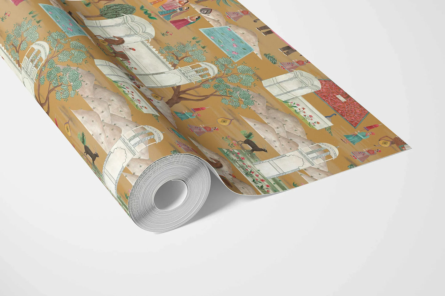 Shekhawati Tales Wallpaper - Desert Gold