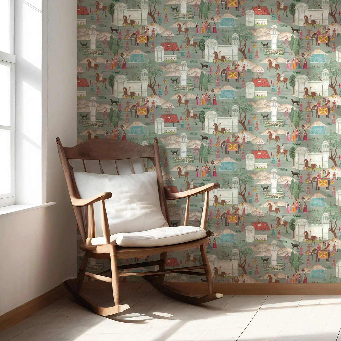 Shekhawati Tales Wallpaper - Sage Haven