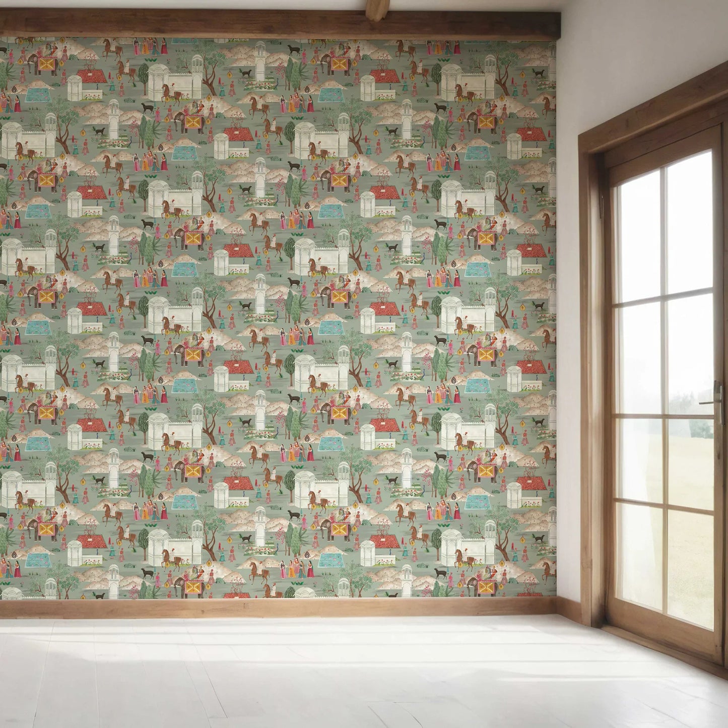 Shekhawati Tales Wallpaper - Sage Haven