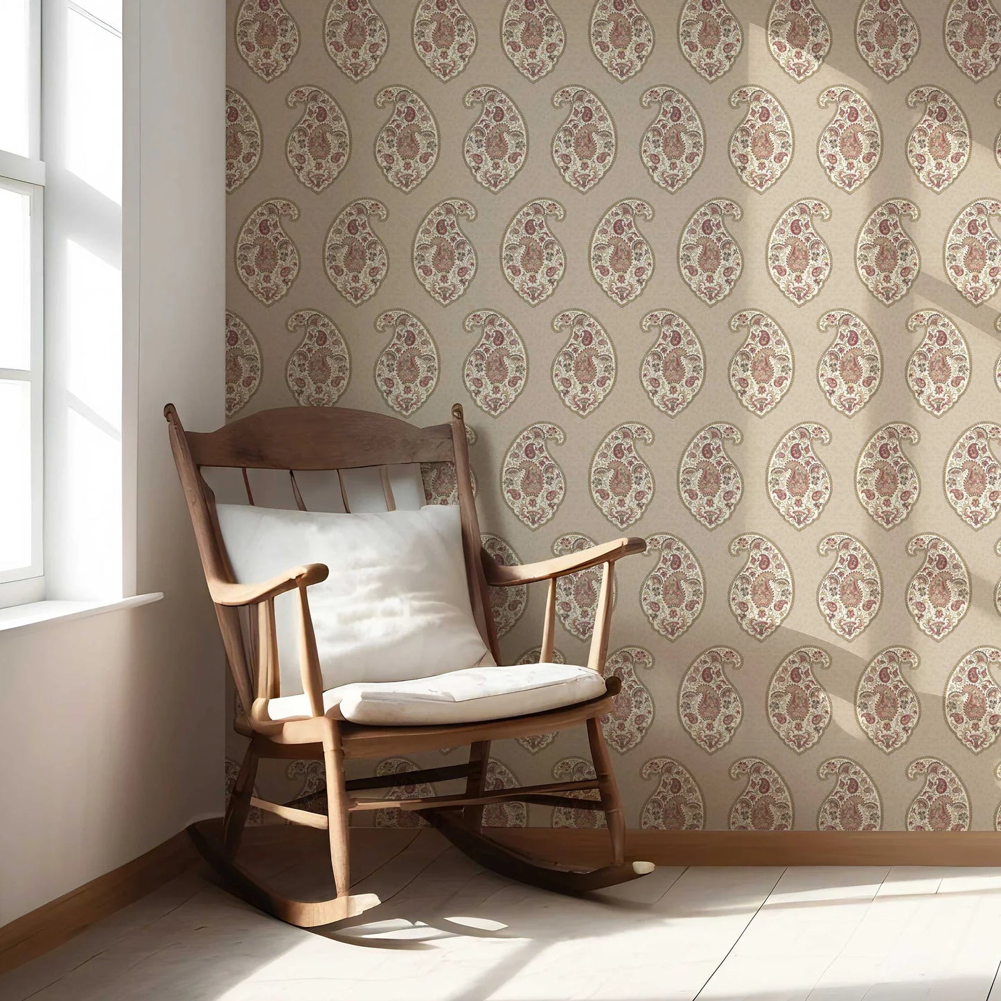 Kairi Mahal Wallpaper - Sandstone Charm