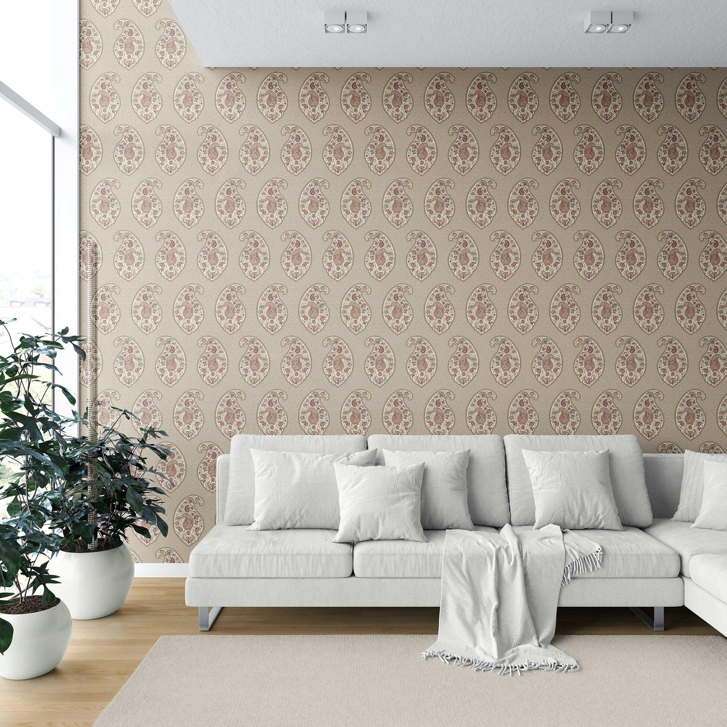 Kairi Mahal Wallpaper - Sandstone Charm