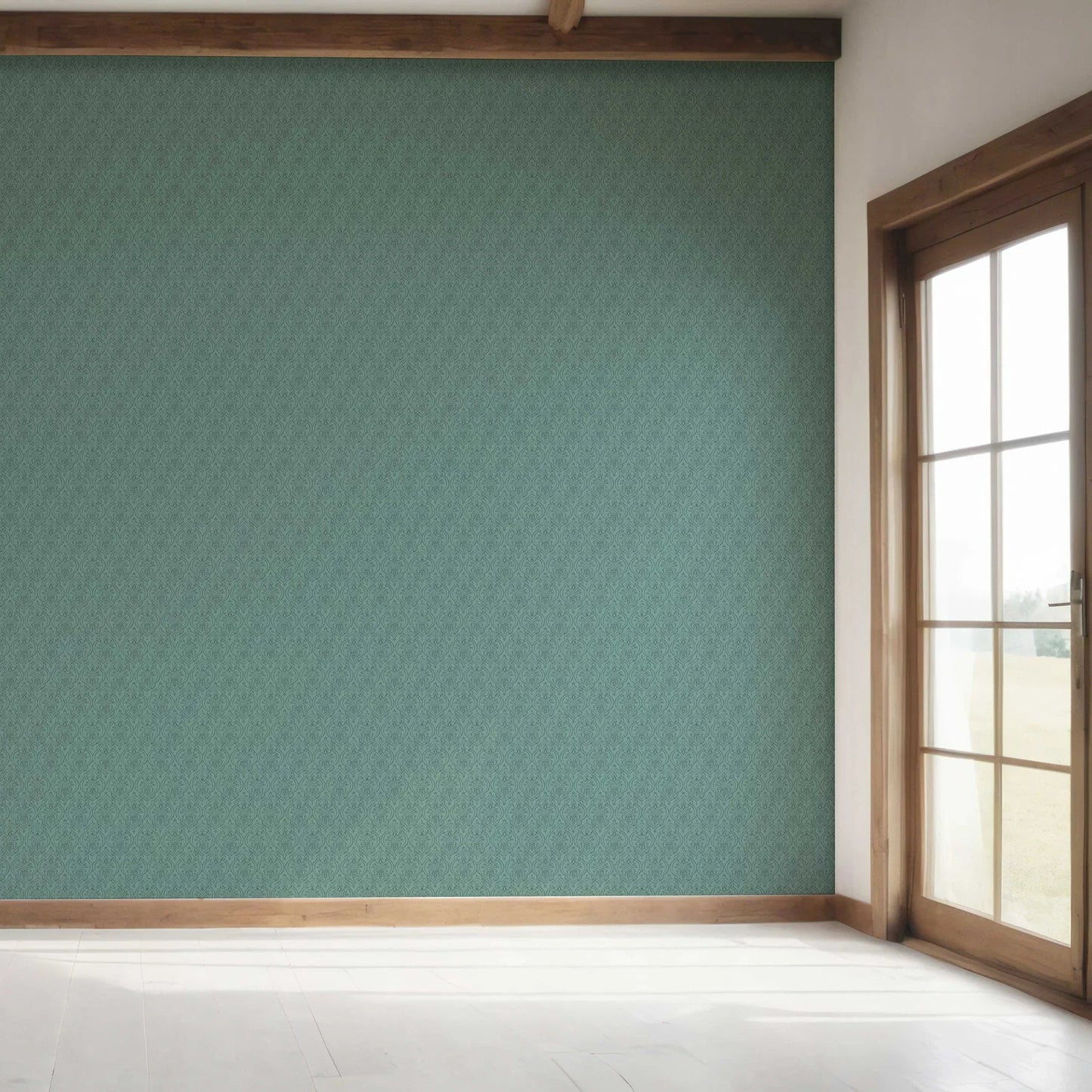 Suroor Wallpaper - Verdigris Charm