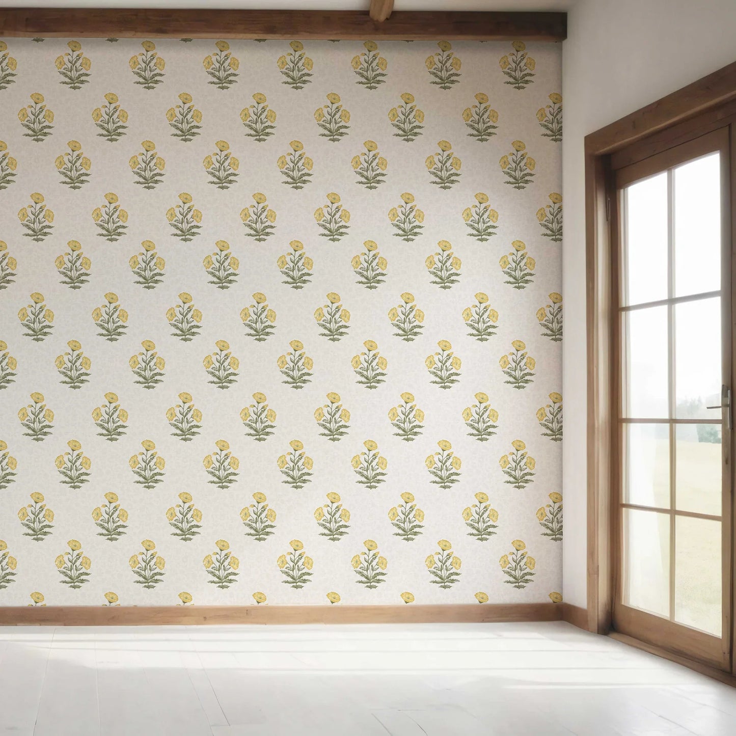 Amaltaas Wallpaper - Marigold Bloom