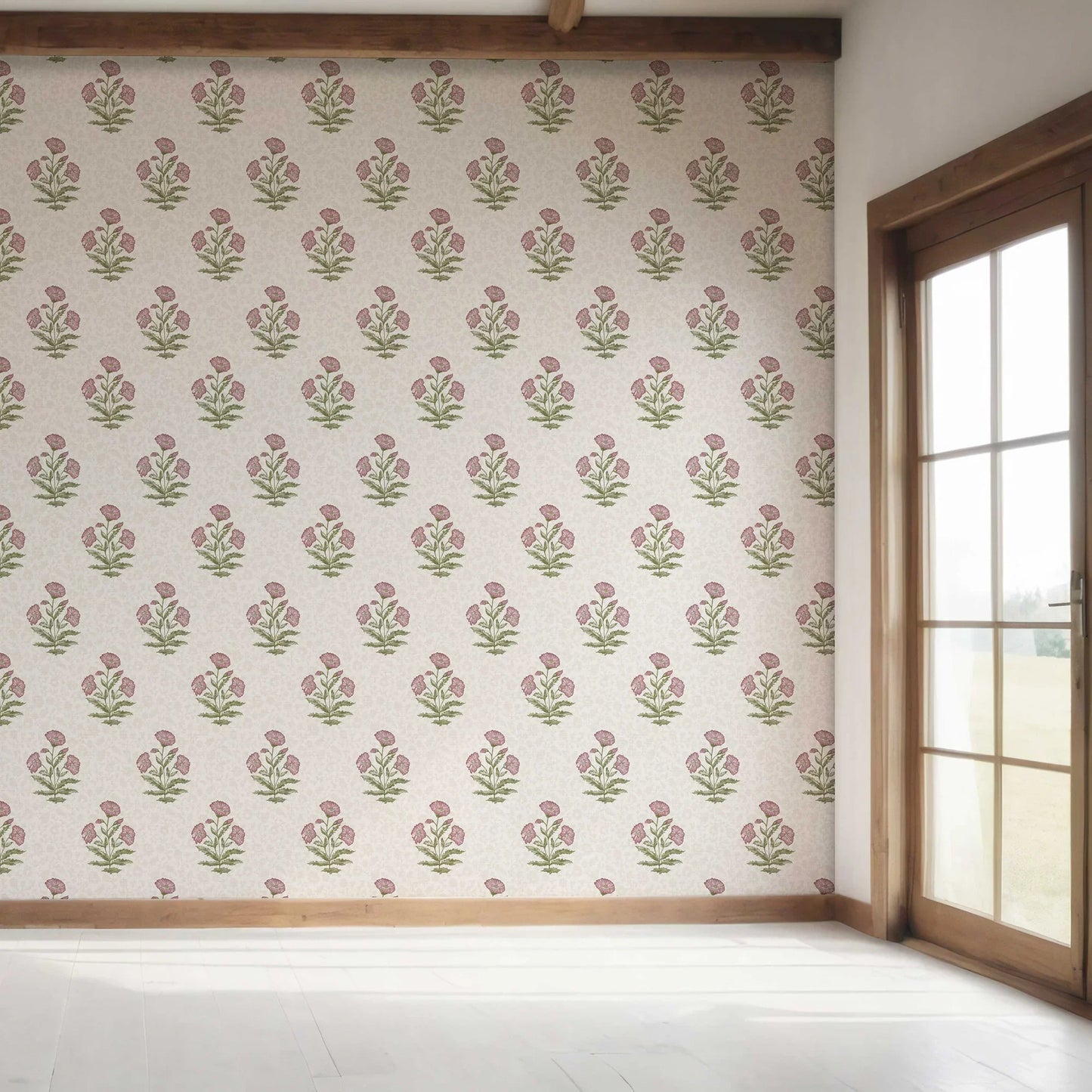 Amaltaas Wallpaper - Rosewood Charm