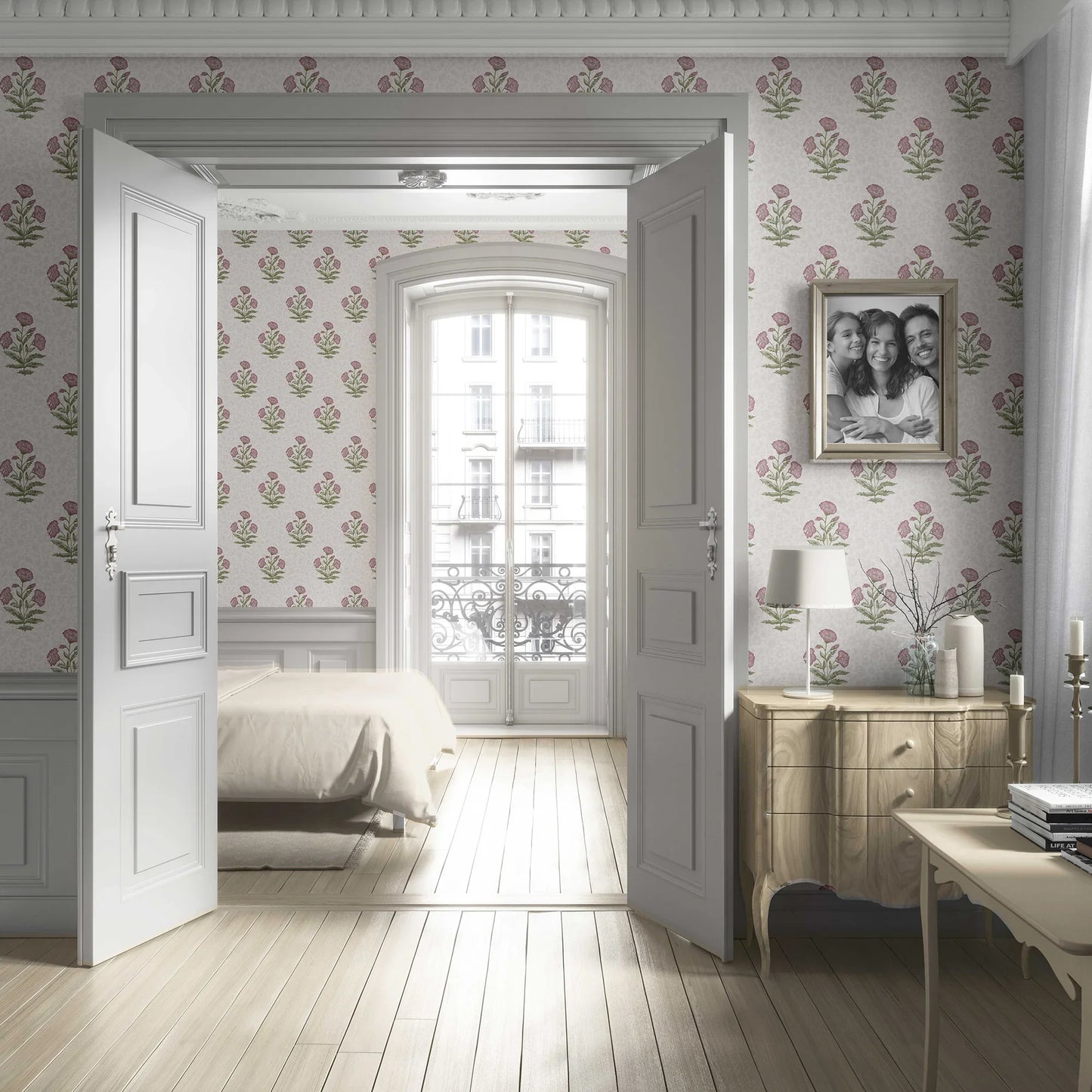Amaltaas Wallpaper - Rosewood Charm