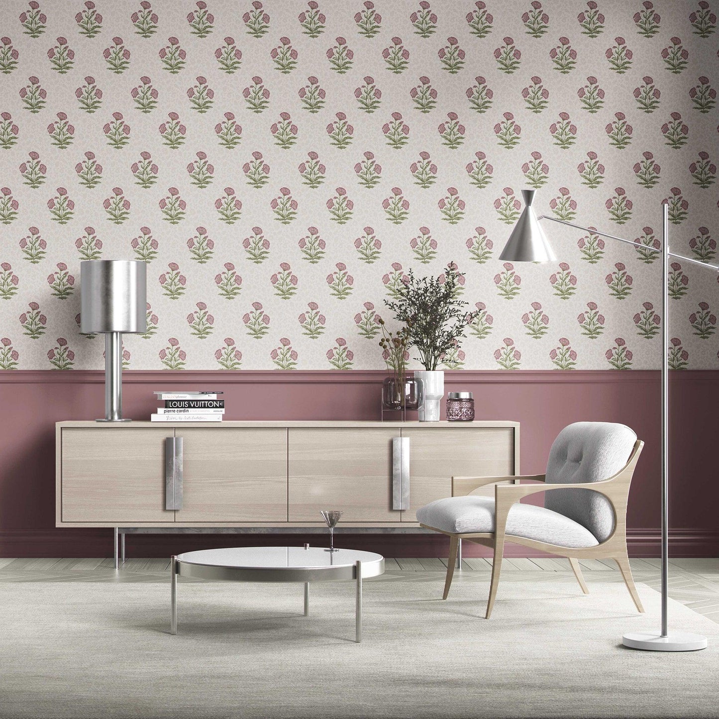 Amaltaas Wallpaper - Rosewood Charm
