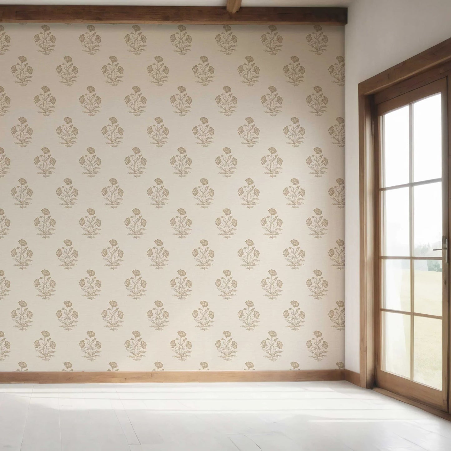 Amaltaas Wallpaper - Sandstone Beige