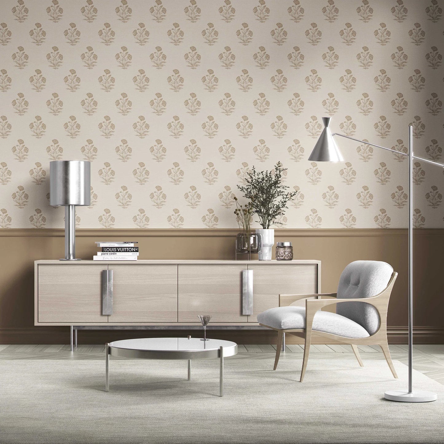 Amaltaas Wallpaper - Sandstone Beige