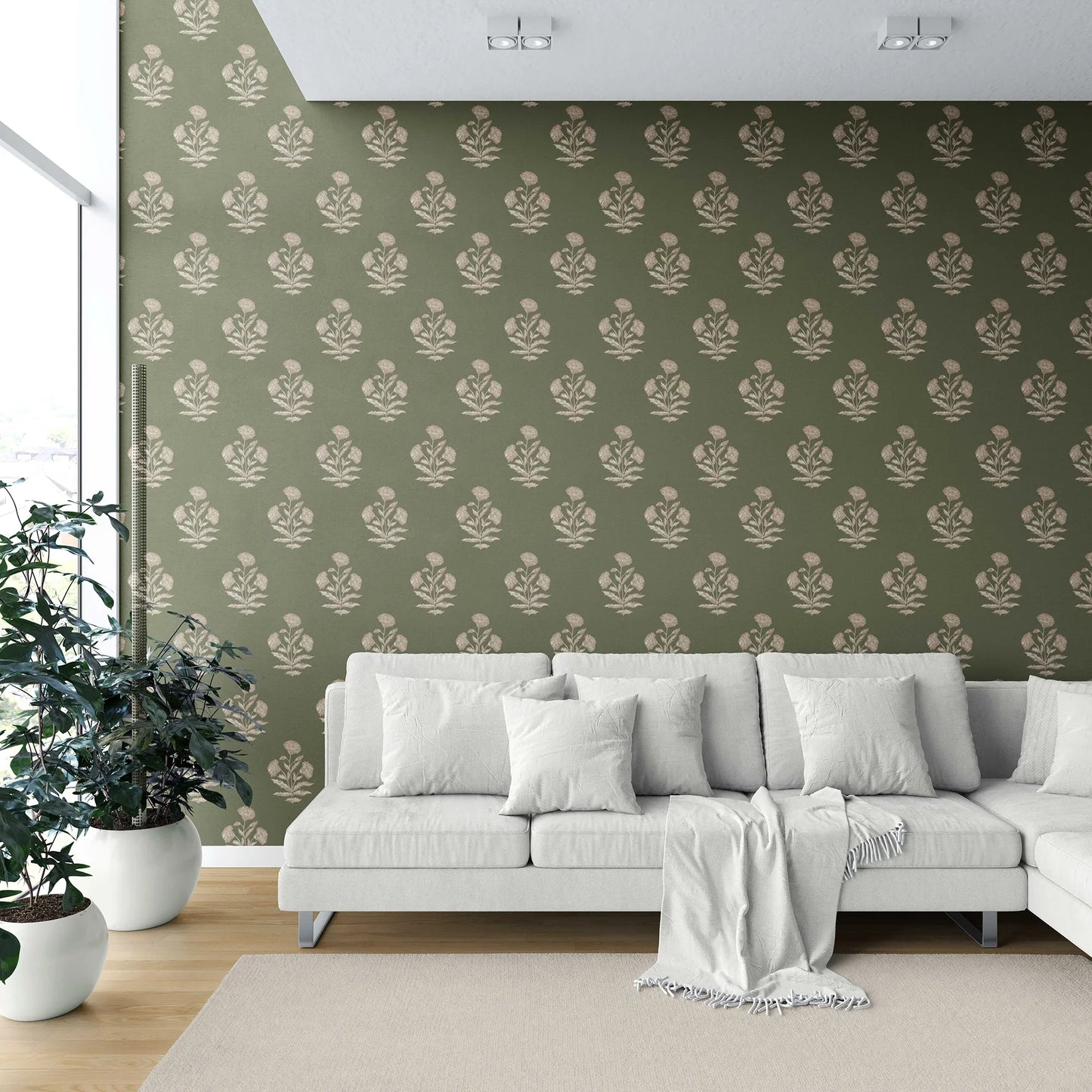 Amaltaas Wallpaper - Olive Grove