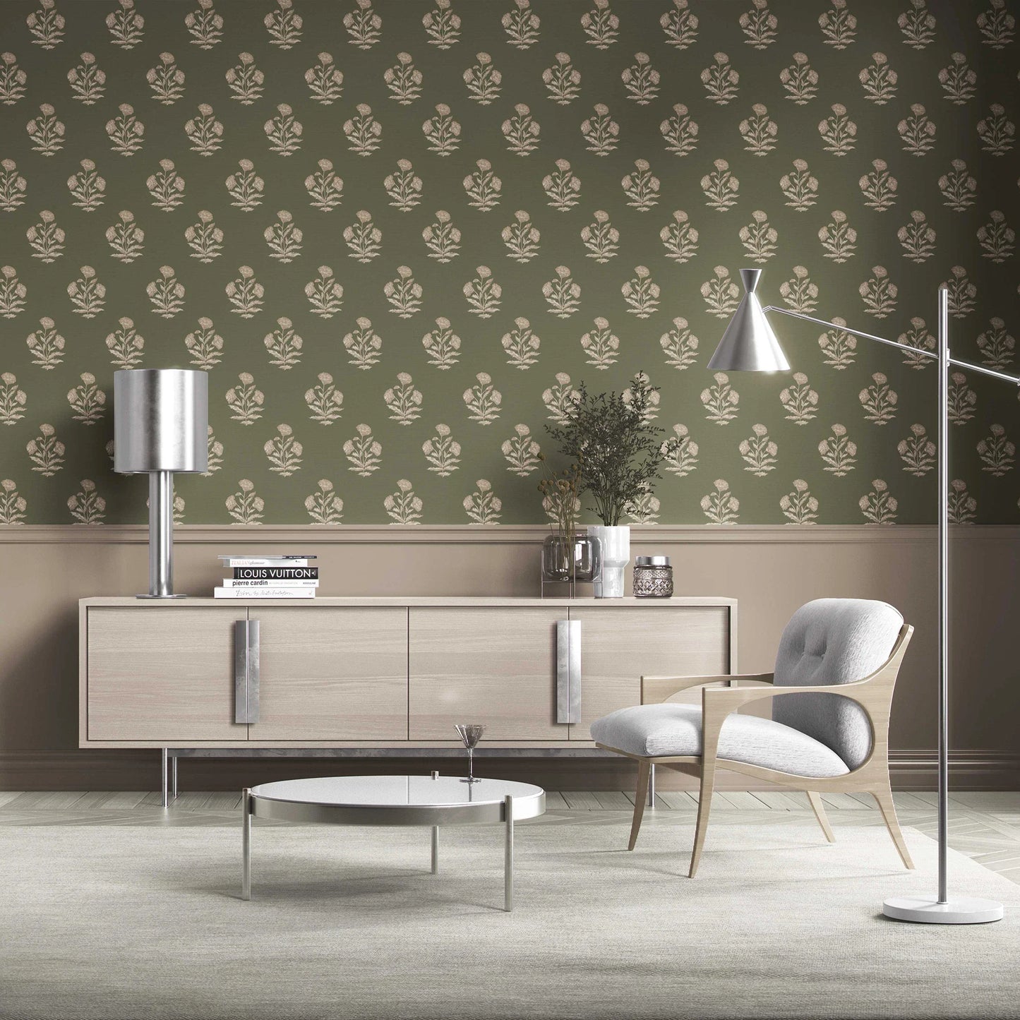 Amaltaas Wallpaper - Olive Grove