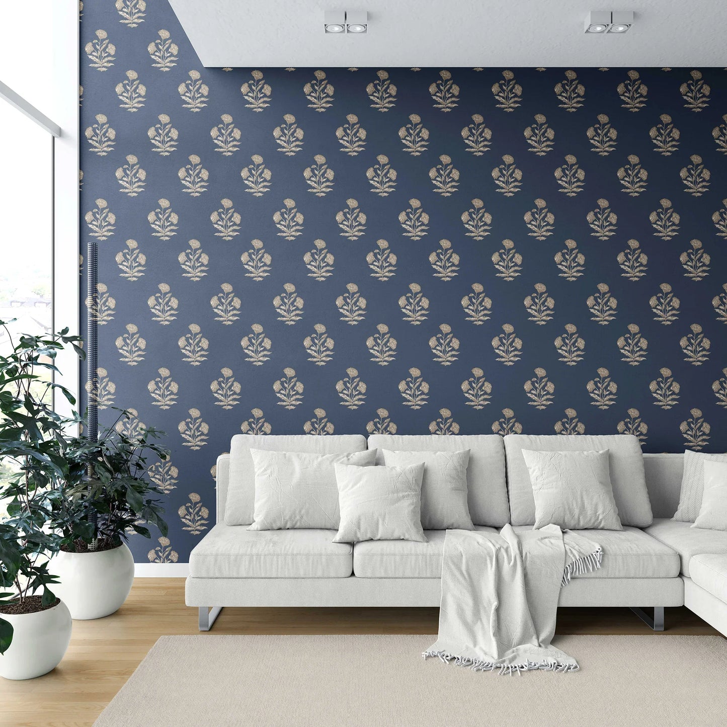 Amaltaas Wallpaper - Indigo Twilight
