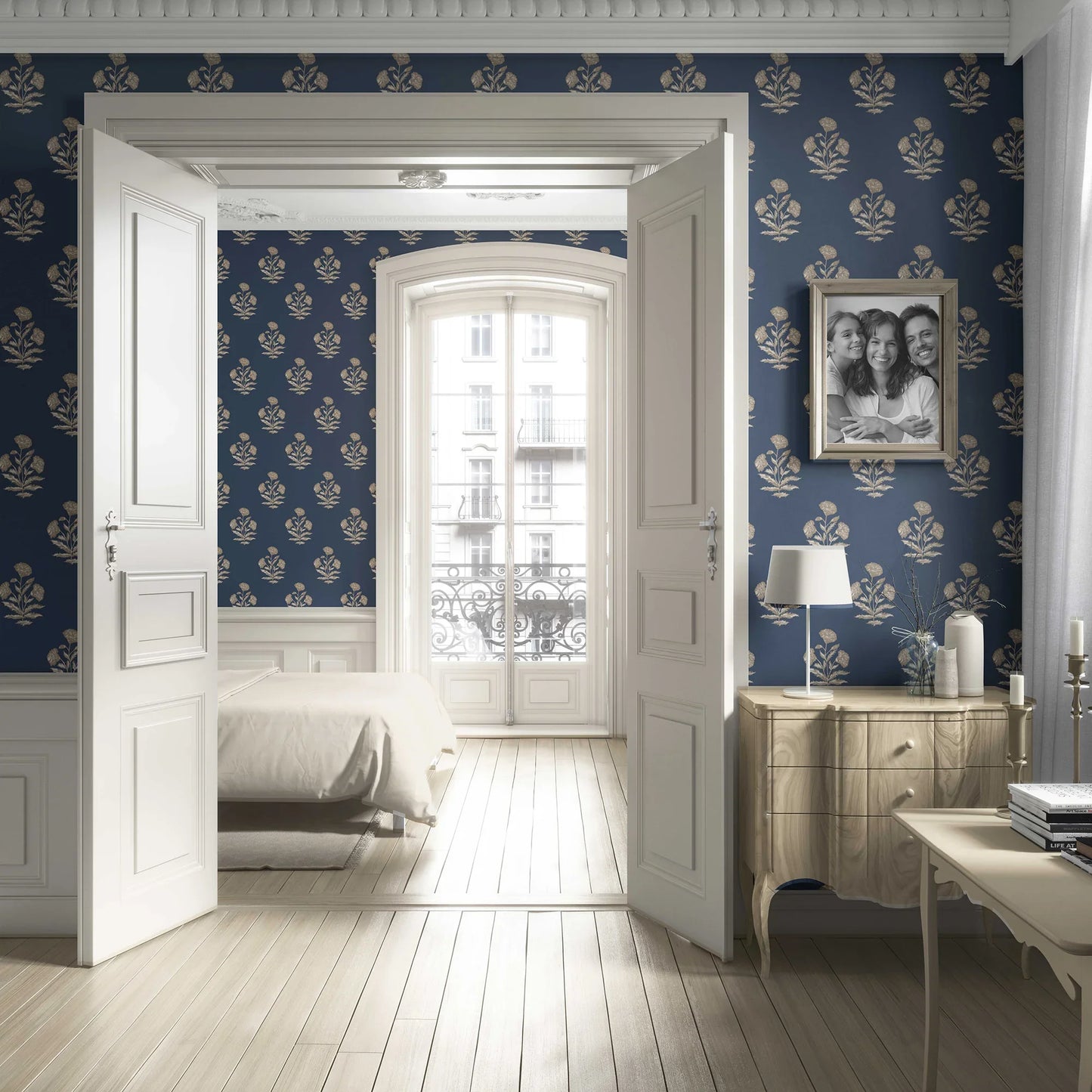 Amaltaas Wallpaper - Indigo Twilight