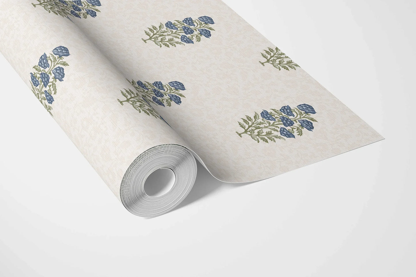Gulbahar Wallpaper - Indigo Bloom