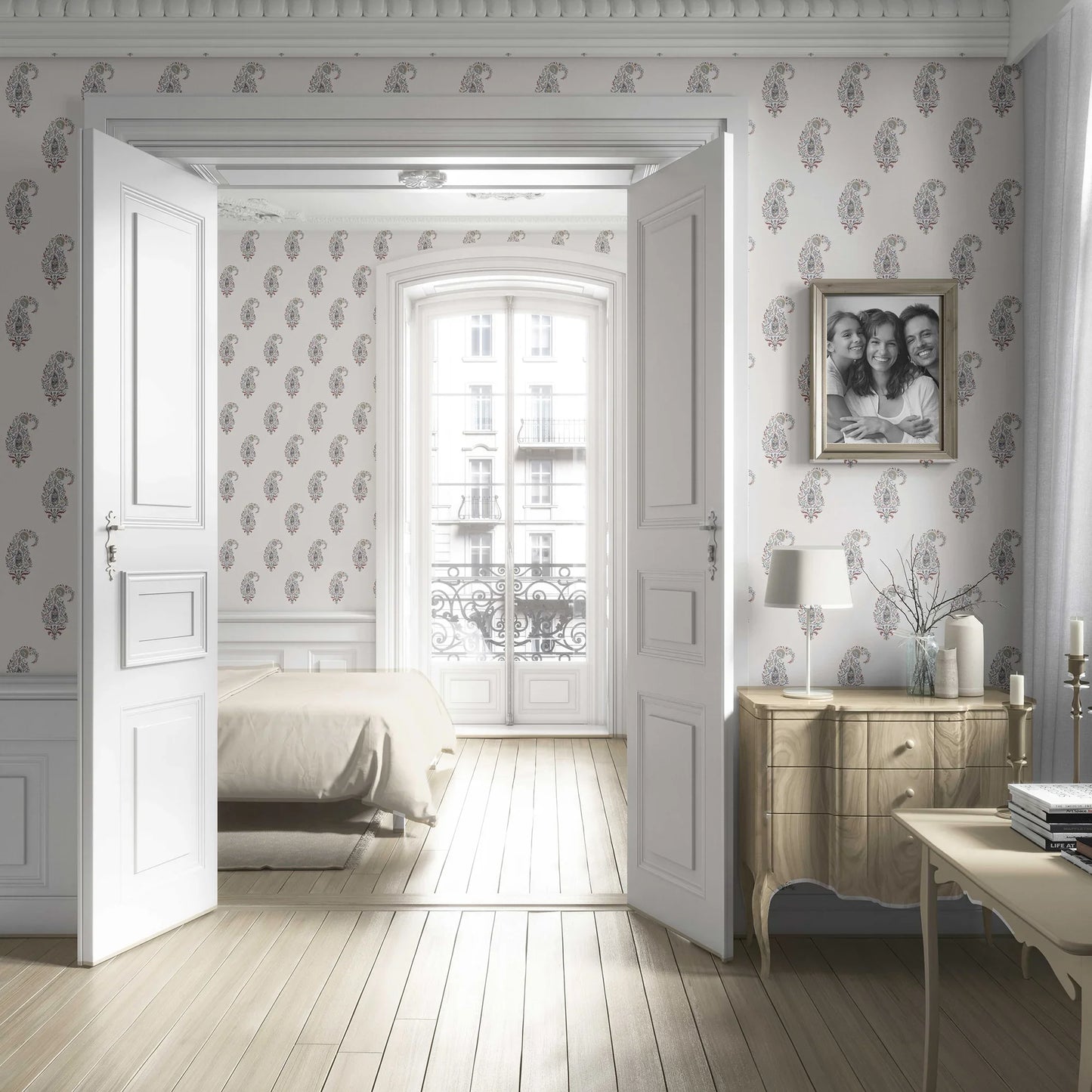 Paisley Court Wallpaper - Jewel Tapestry