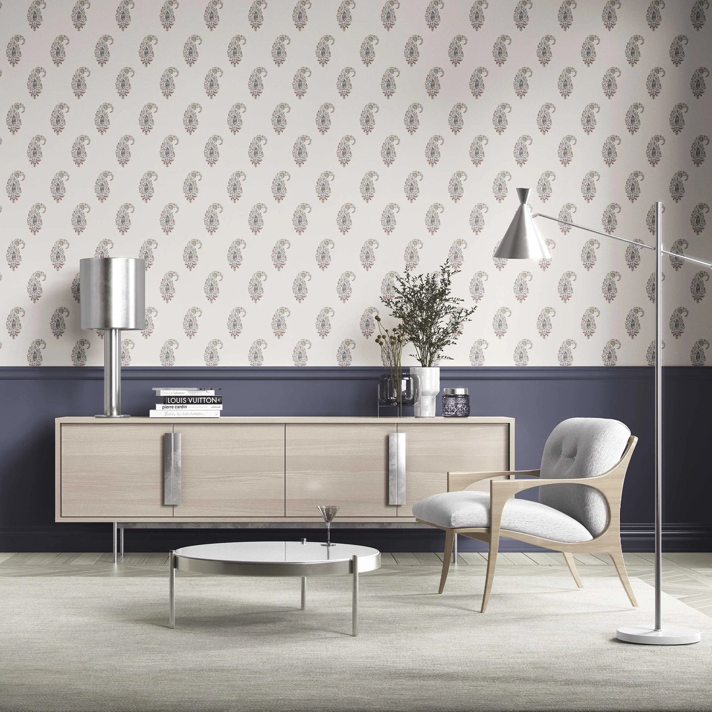 Paisley Court Wallpaper - Jewel Tapestry