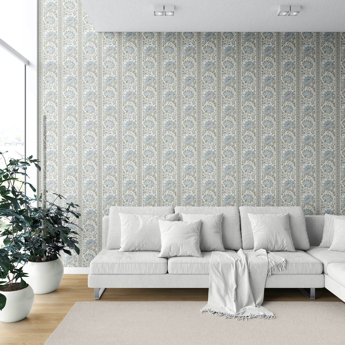 Kusum Vilas Wallpaper - Sky Petal