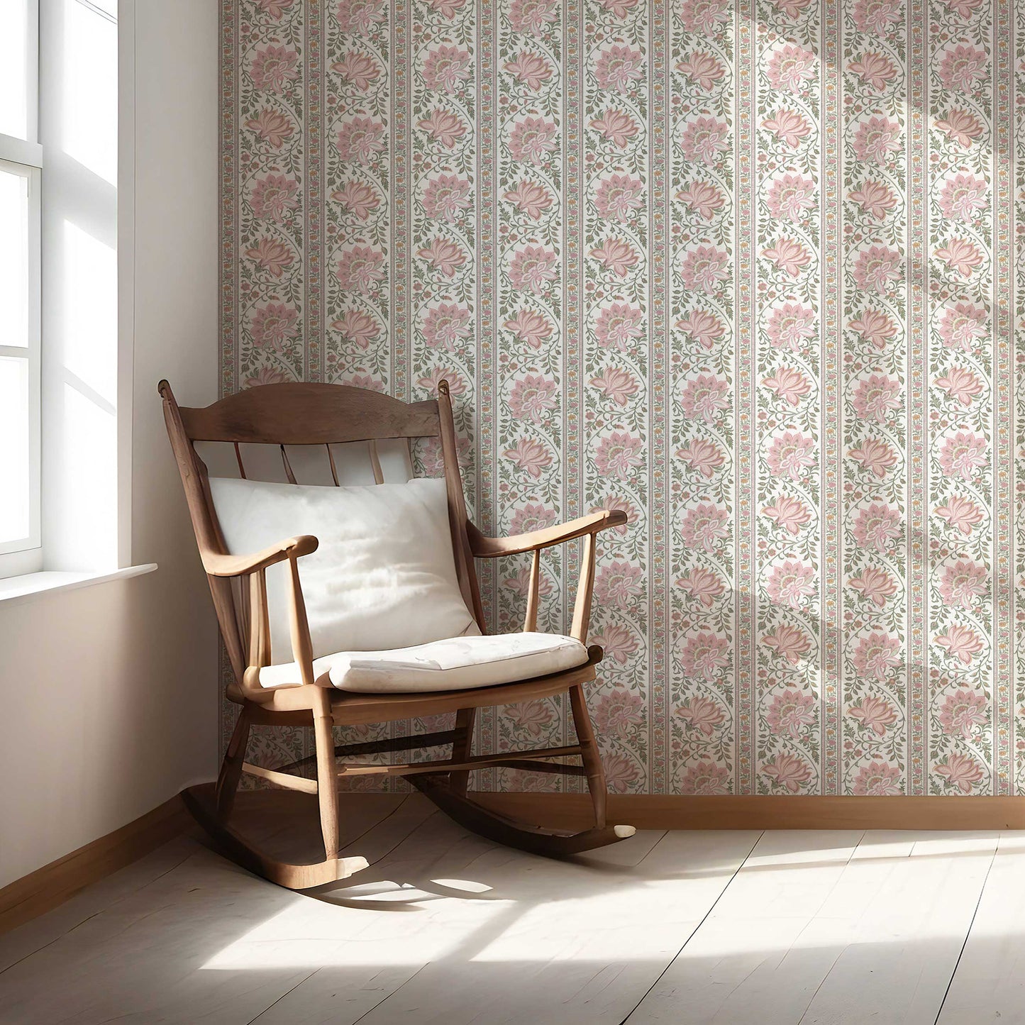 Kusum Vilas Wallpaper - Blush Bloom