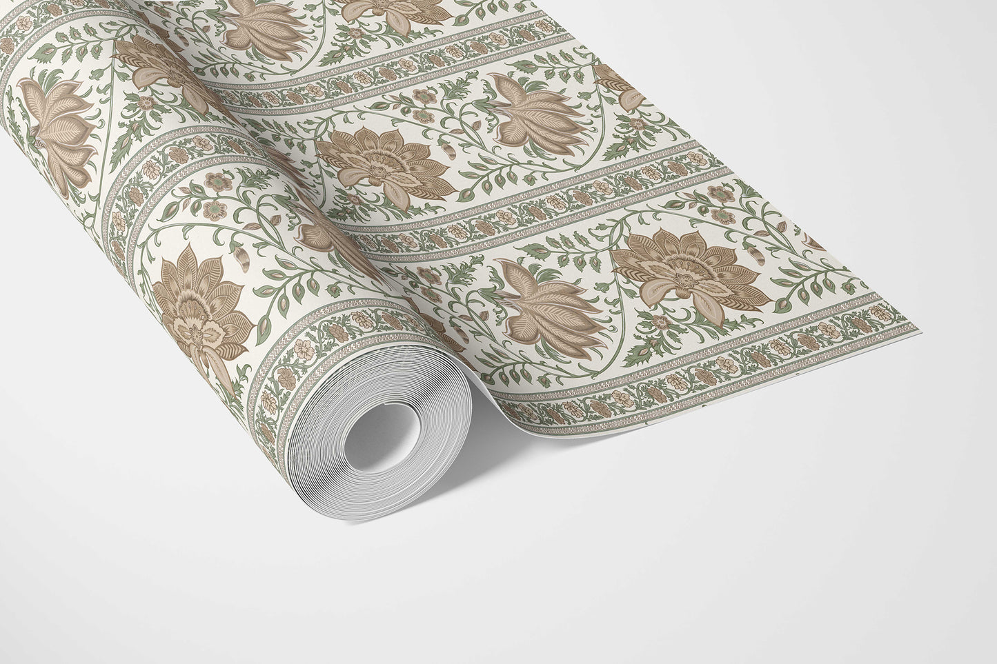 Kusum Vilas Wallpaper - Sandstone Lotus