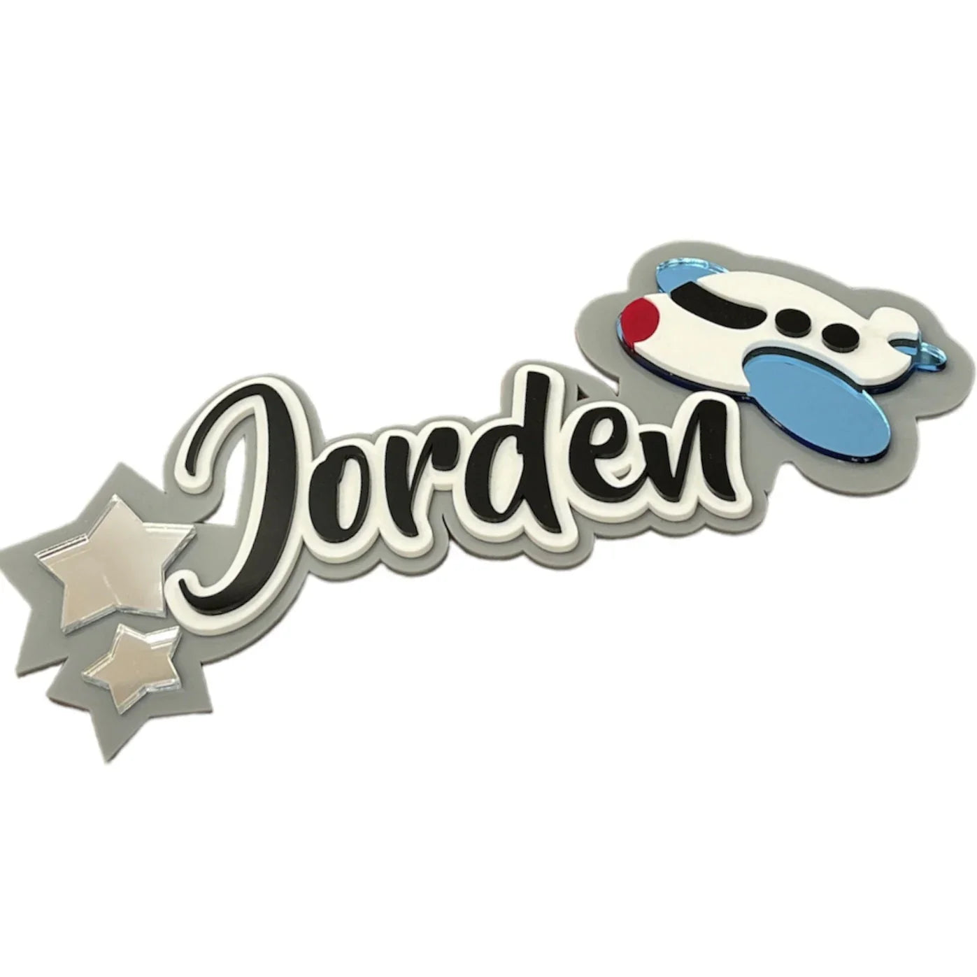 3 Layer Name Plaque - Starry Skies