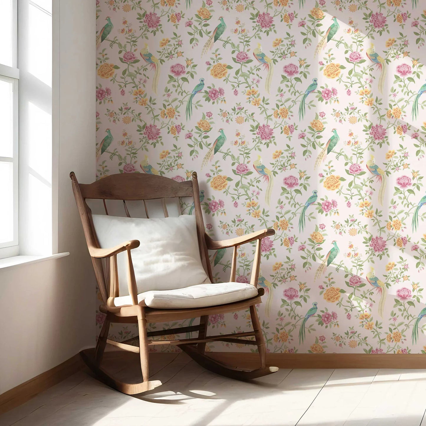 Mayur Baag Wallpaper - Blush Petal