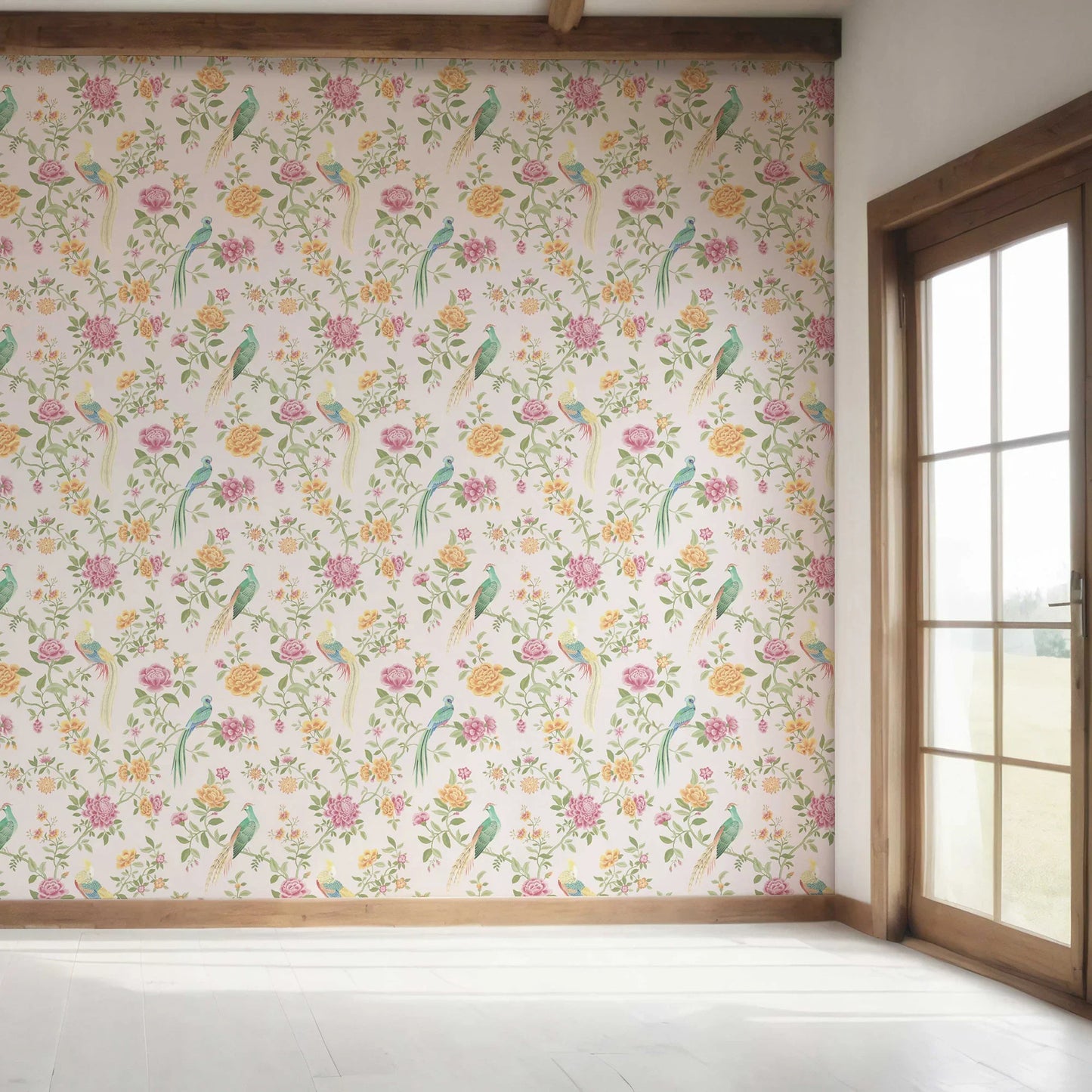 Mayur Baag Wallpaper - Blush Petal