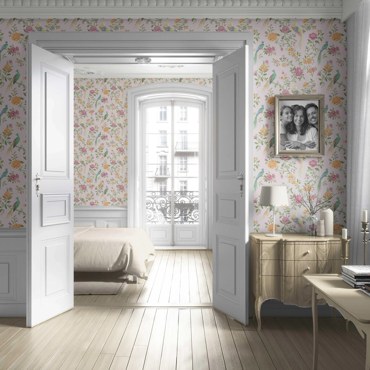 Mayur Baag Wallpaper - Blush Petal