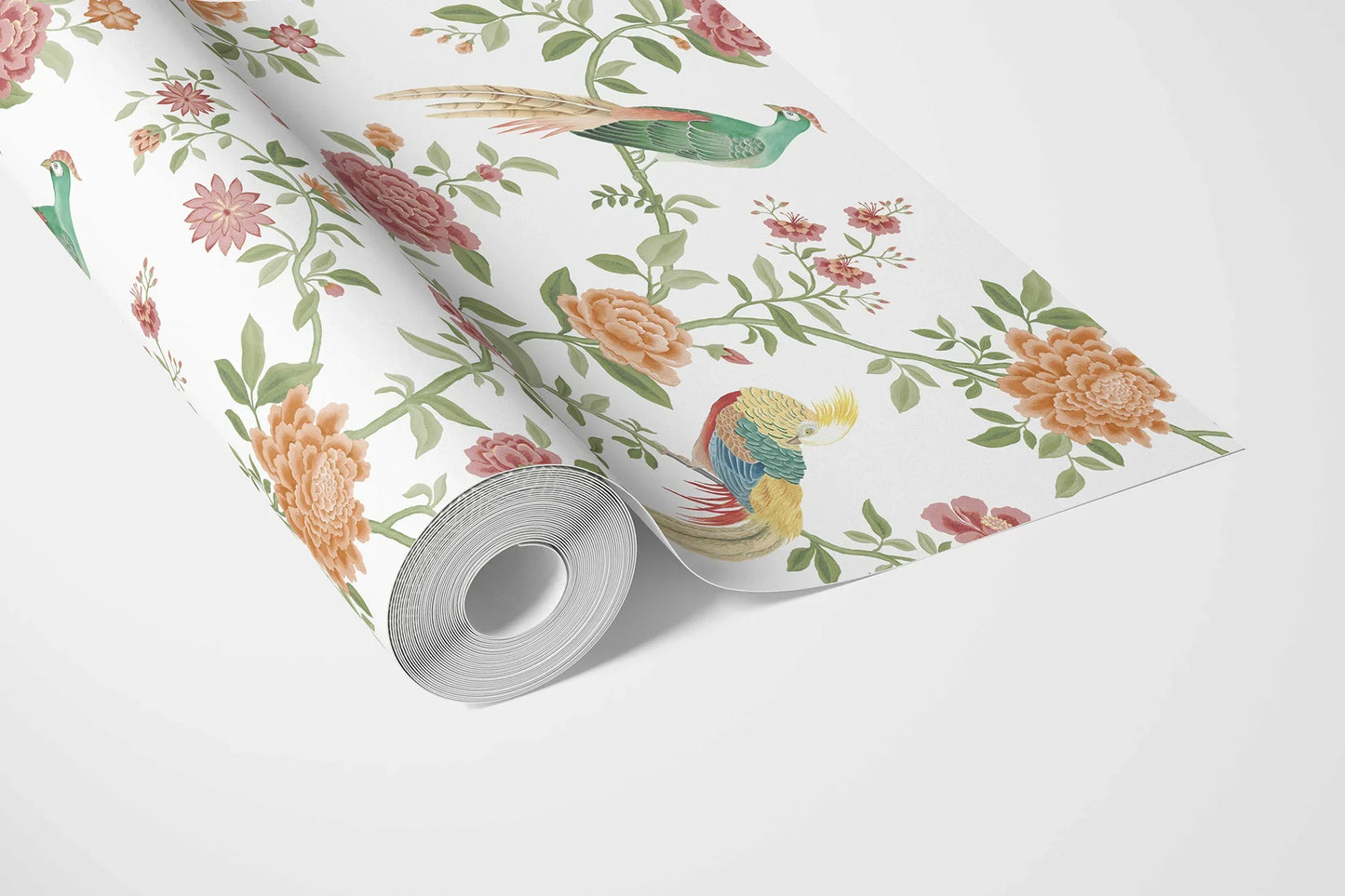 Mayur Baag Wallpaper - Coral Bloom