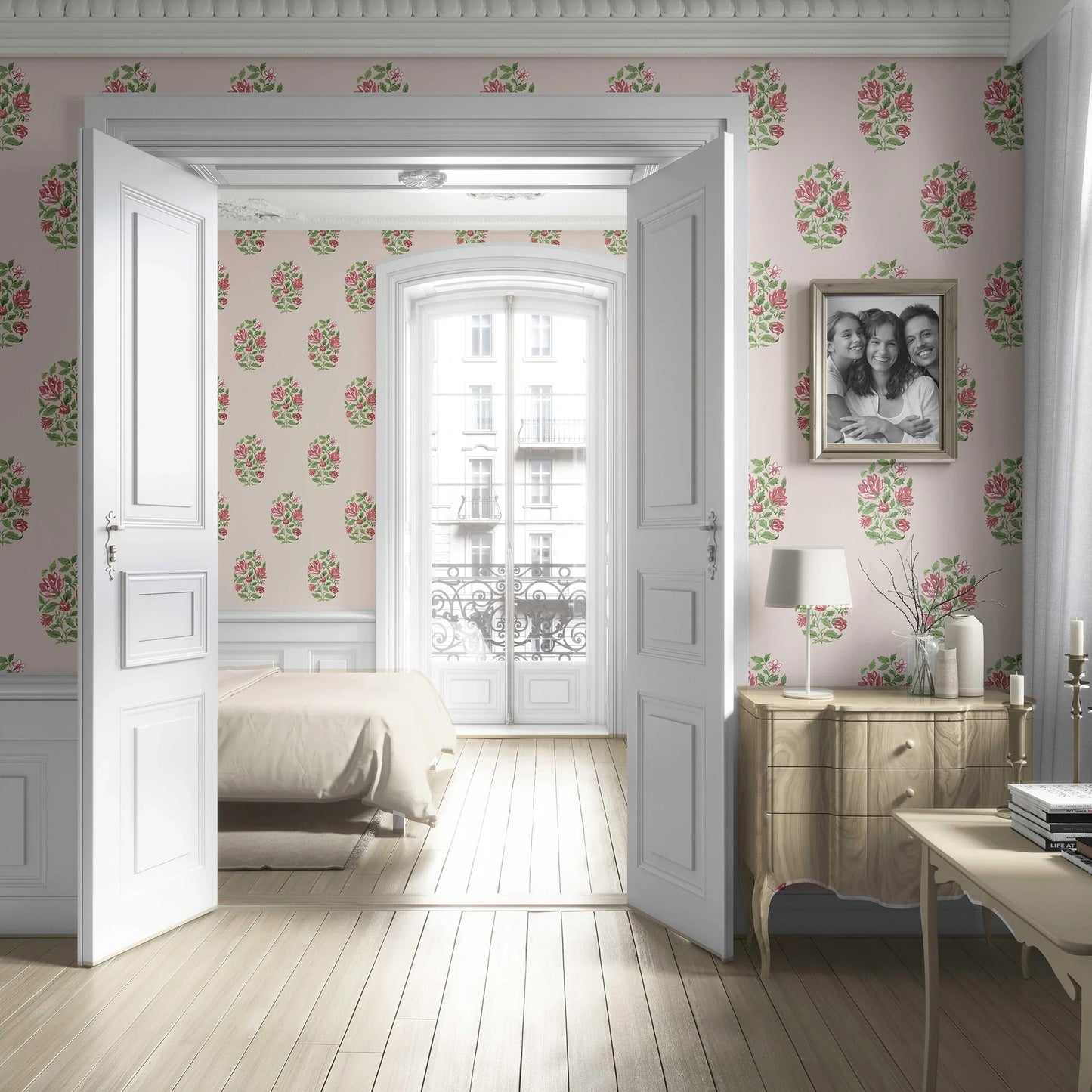 Phoolmandal Wallpaper - Blush Sand